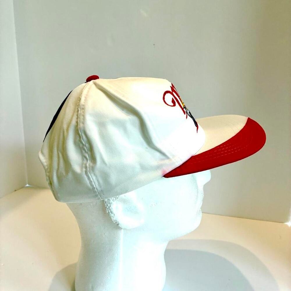 Yupoong Vintage NASCAR Racing Miller Racing Cap Hat Blue Red White - Picture 5 of 8